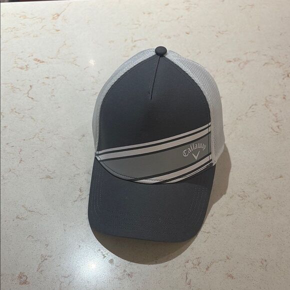 Callaway golf striped ballcap snapback - Picture 1 of 7